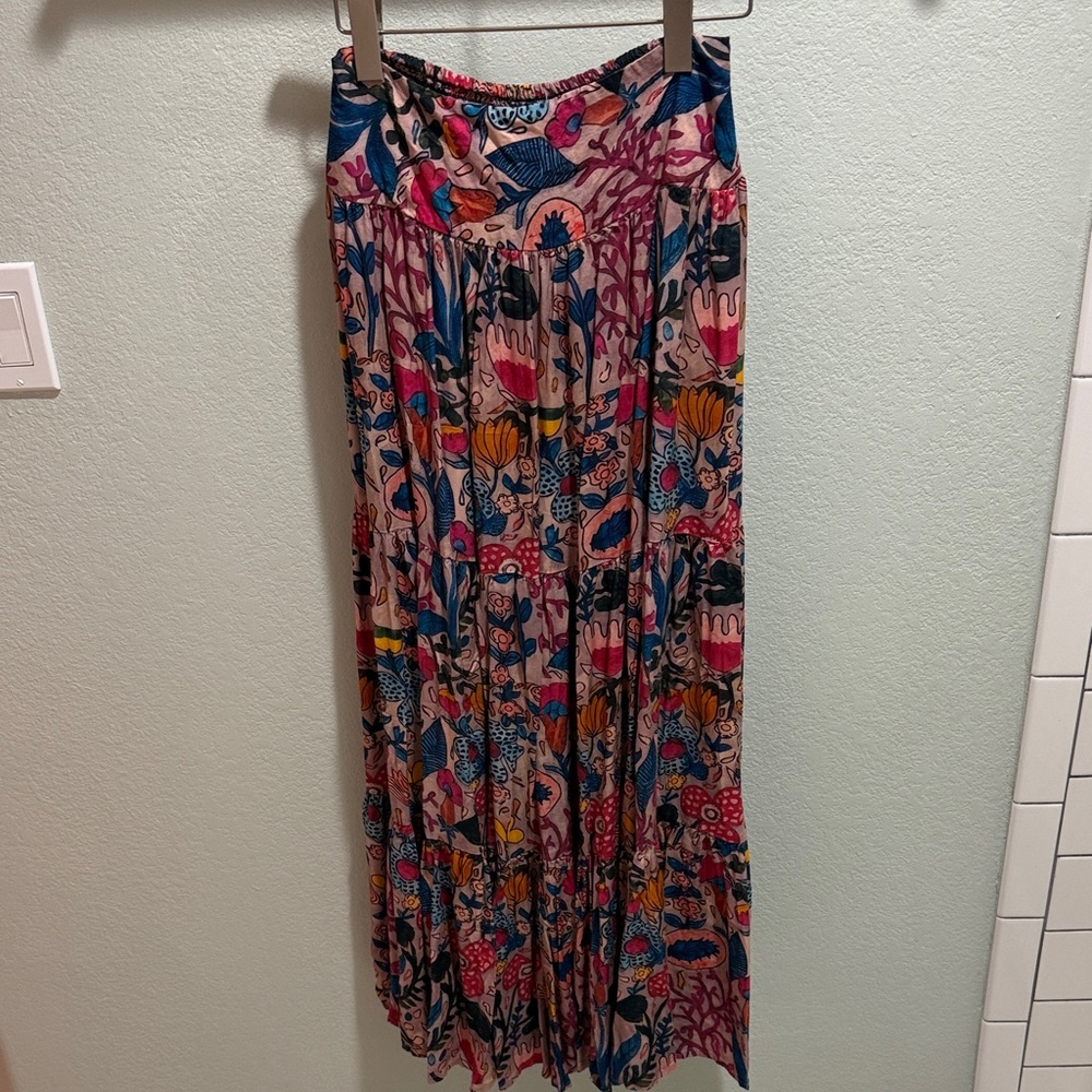 Natural Life Floral Print Hanna Maxi Skirt